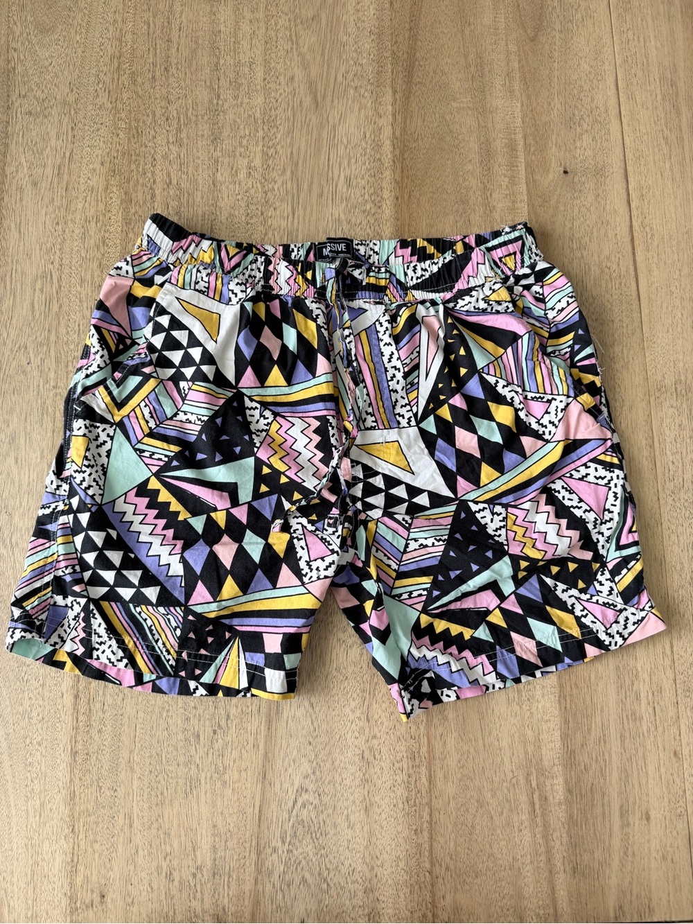 Colorful Geometric Print Men's Shorts